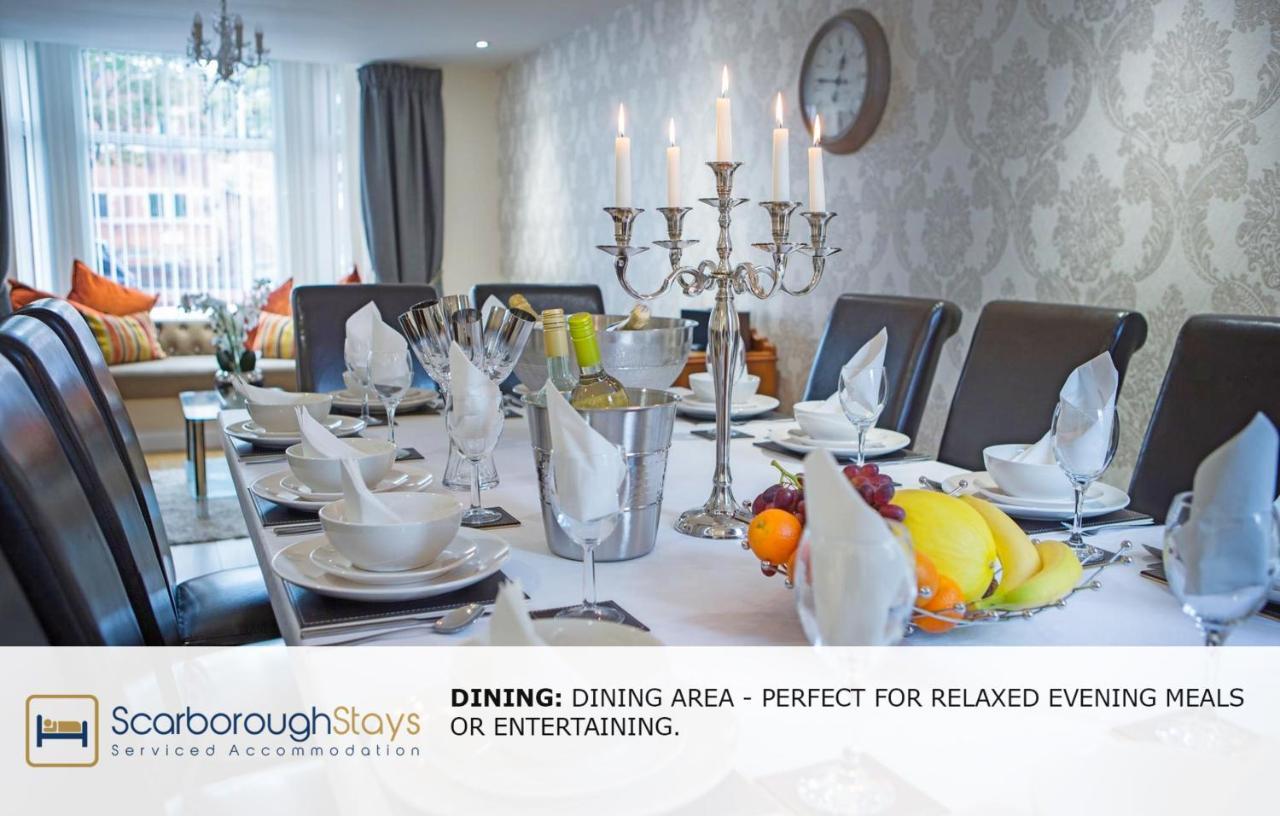 Scarborough Stays - Luxury Townhouse Ideal For Large Groups - Hot Tub Ngoại thất bức ảnh